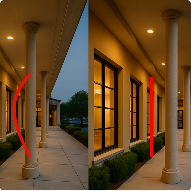 Korekcja zniekształceń obrazu