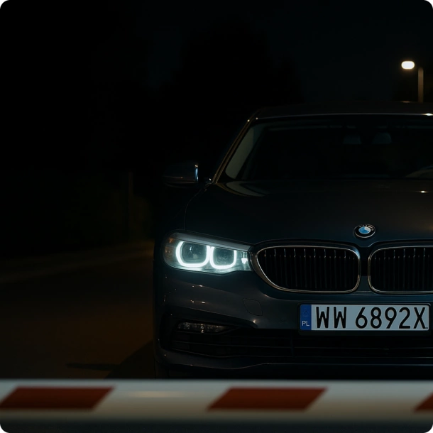 Wyraźne tablice rejestracyjne pojazdów