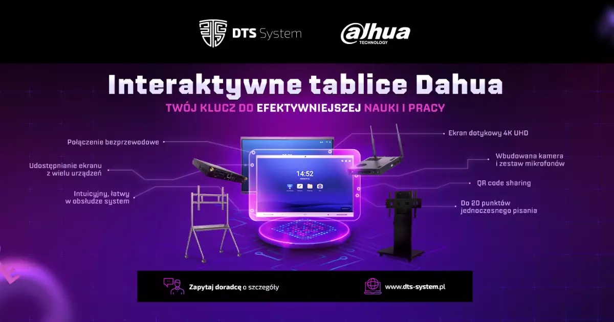 Tablice interaktywne DeepHub Dahua