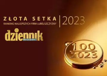 Złota Setka 2023 Dziennika Wschodniego - ranking najlepszych firm Lubelszczyzny 2023