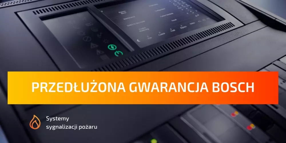 Systemy sygnalizacji pożaru - przedłużona gwarancja