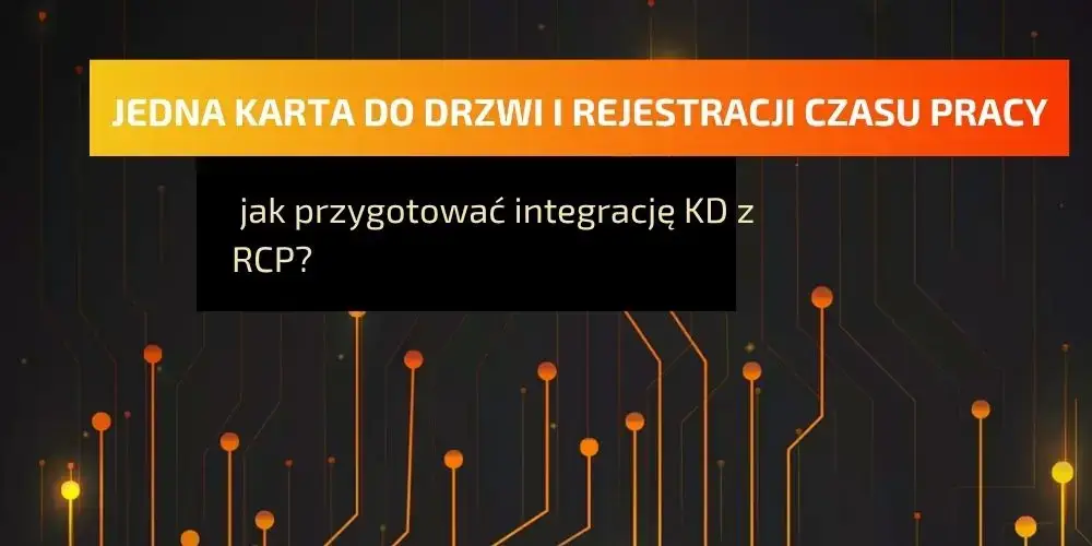 Jedna karta do drzwi i rejestracji czasu pracy