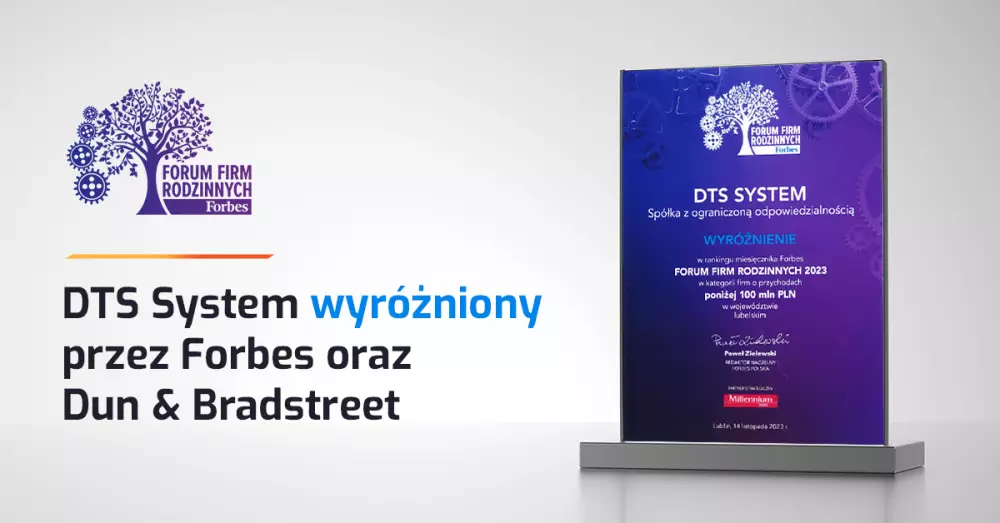 Gala Forum Firm Rodzinnych 2023: Sukces DTS SYSTEM w Województwie Lubelskim