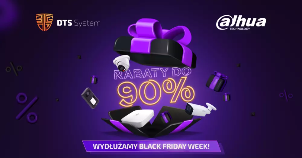 Rabaty aż do -90%, Nie przegap: Black Weeks z Dahua! (ZAKOŃCZONA)