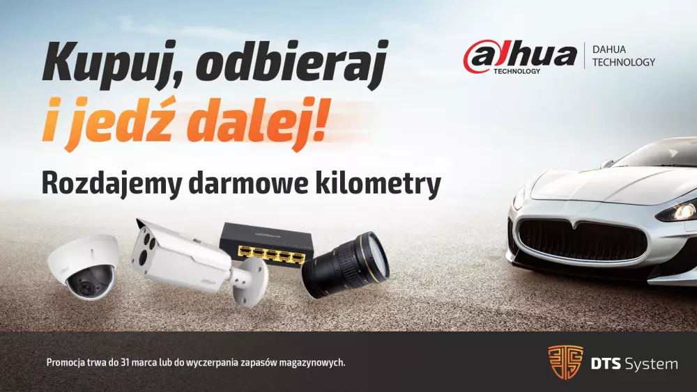 Darmowe kilometry w promocji produktów Dahua